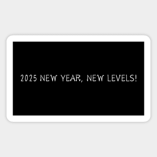 2025 New Year New levels Magnet